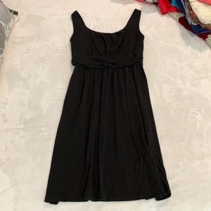 Black cotton dress